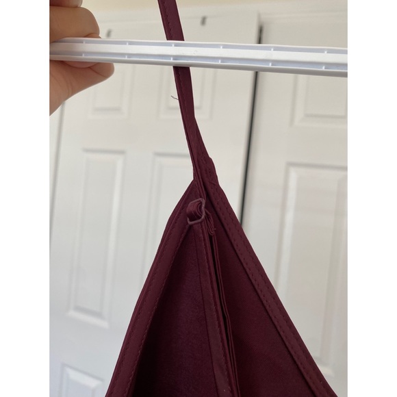 Missguided Satin Maroon Burgundy Cocktail Dress, size US6 - Picture 8 of 8